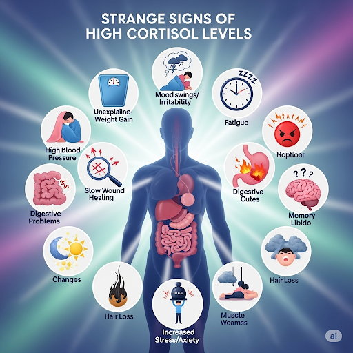 12 Strange Signs of High Cortisol Levels
