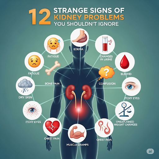 12 Strange Signs of Kidney Problems You Shouldn’t Ignore