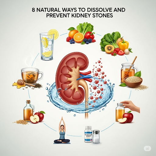 8 Natural Ways to Dissolve and Prevent Kidney Stones