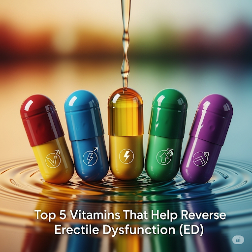 Top 5 Vitamins That Help Reverse Erectile Dysfunction (ED)